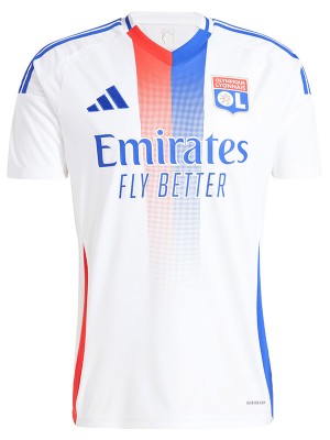 Olympique Lyonnais maglia da casa del Lione divisa da calcio da uomo prima maglia sportiva da calcio 2024-2025
